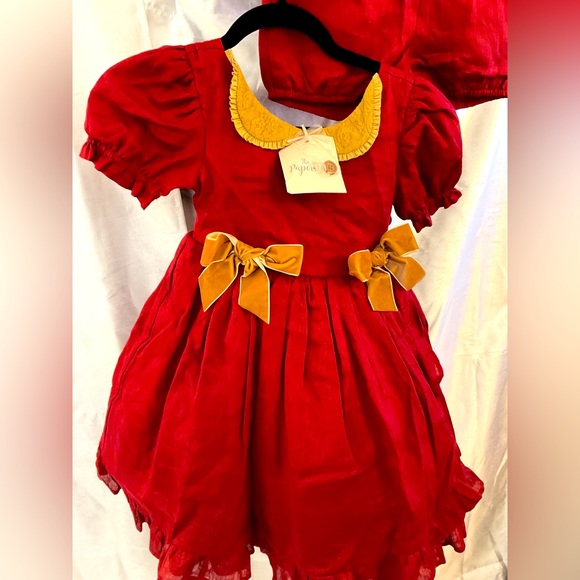 Red and gold NWT dress